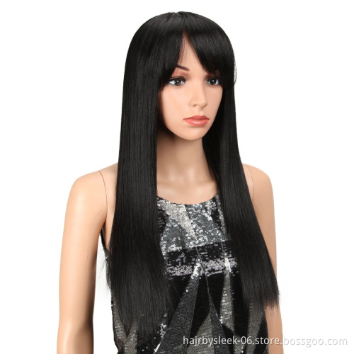 MAGIC Premium Synthetic Wigs 22 Inch High Temperature Ombre Color Wholesale  Long Straight Wigs For Black Women Synthetic Wigs
